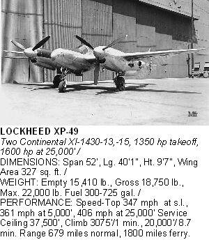 LOCKHEED XP-49