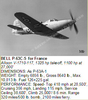 BELL P-63C-5  for France